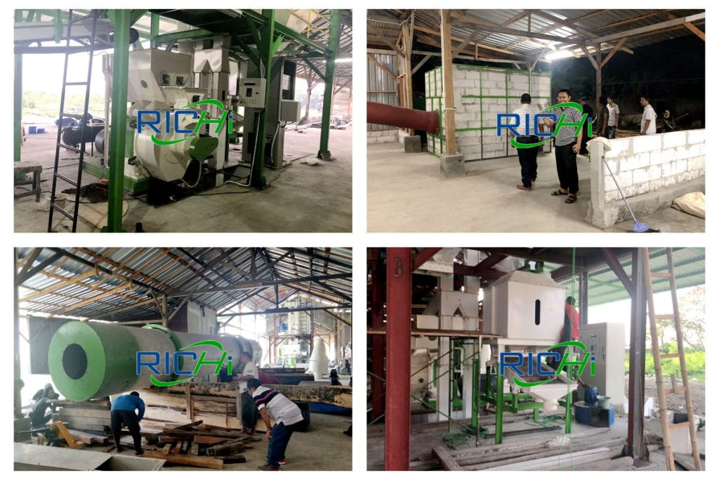 Indonesia biomass pellet production line